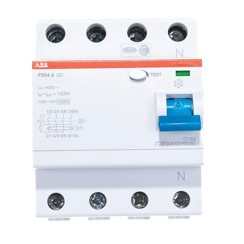 เบรคเกอร์กันไฟดูด 40 แอมป์ 4 โพล ABB RCCB F204 A-40/0.03 (Type A)_2